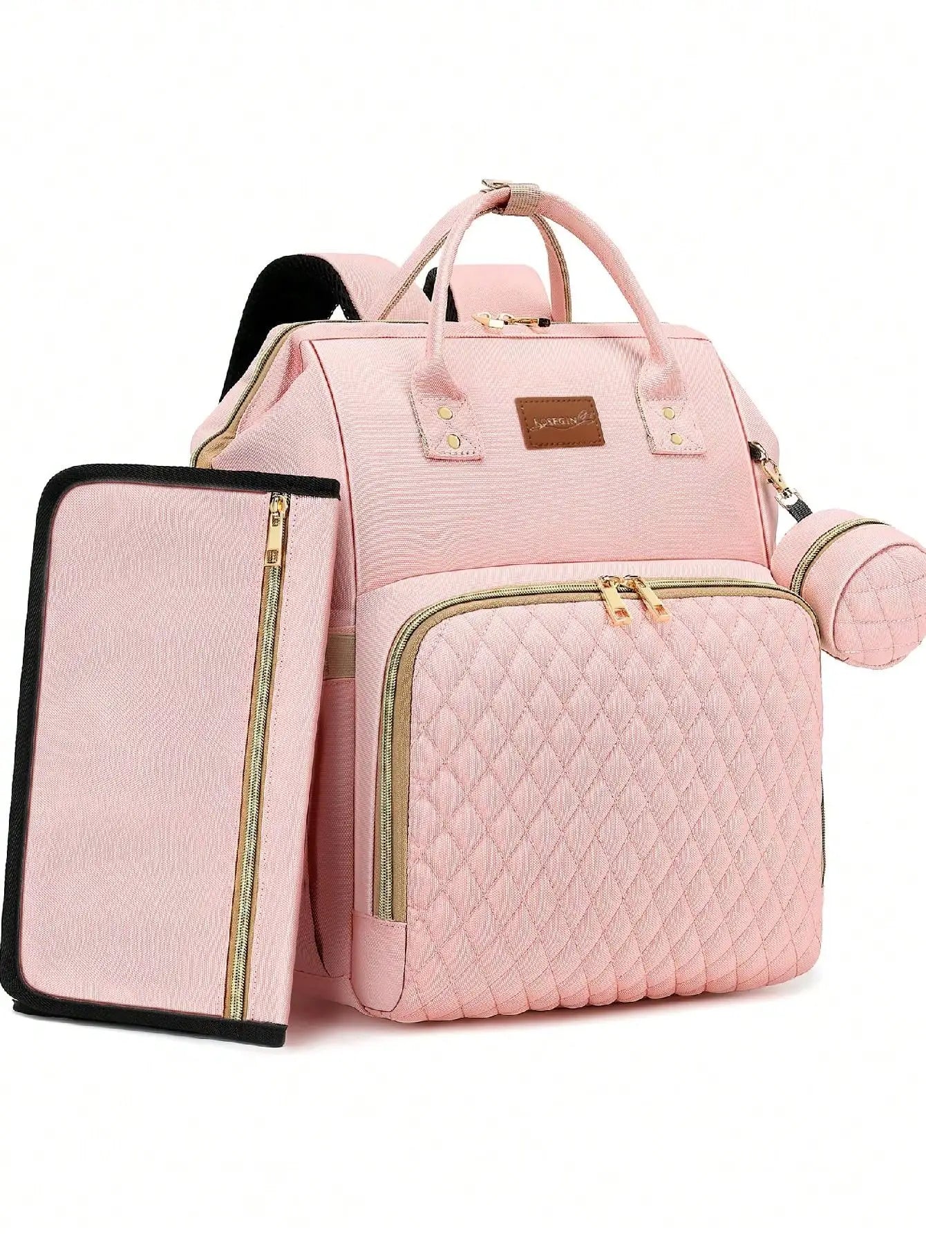 Diaper Bag Backpack With Changing Pad Pacifier Case, Baby Bag for Boy Girl Toddler Waterproof Travel Diaper Bag for Mom