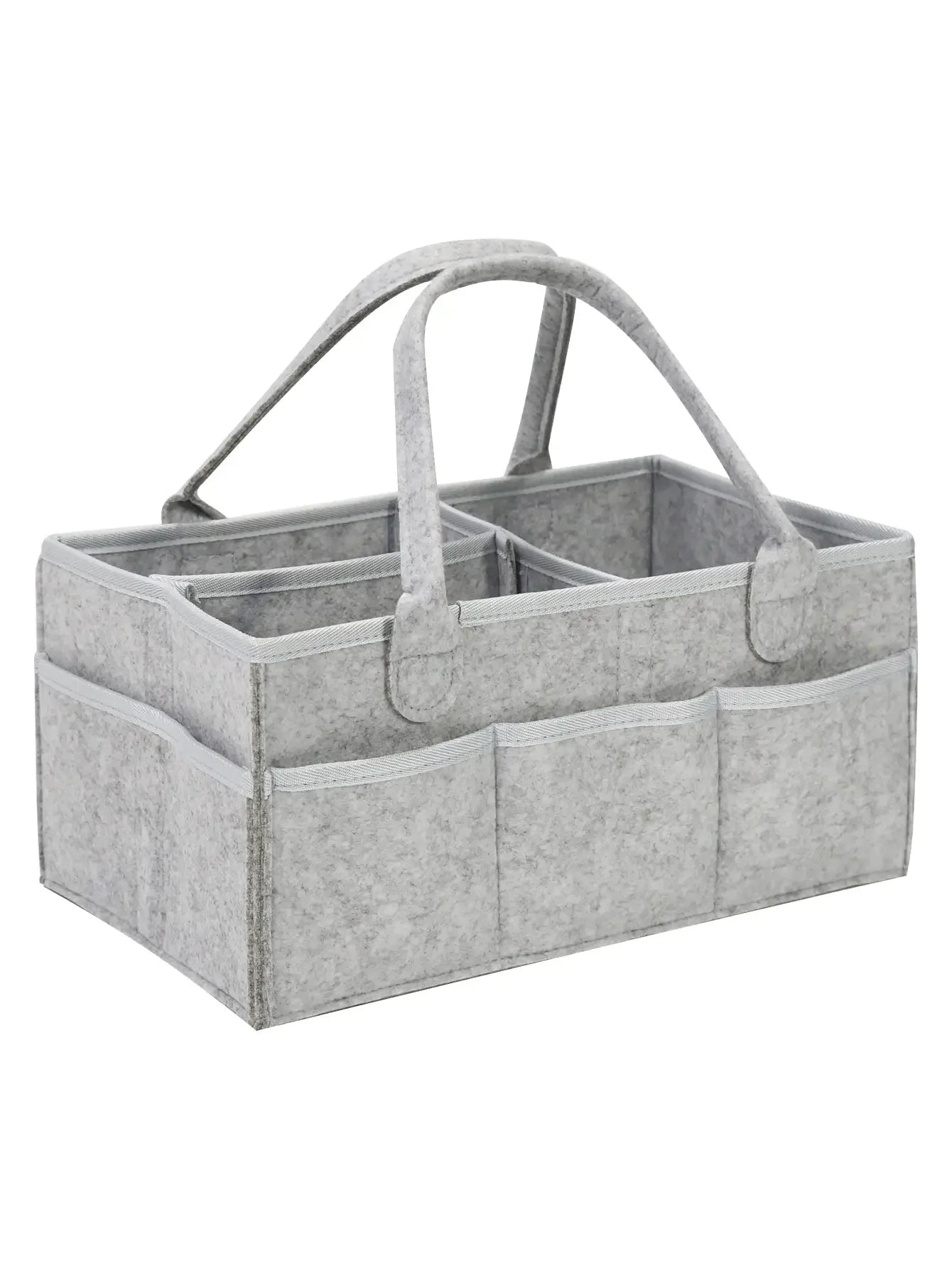 Baby Stroller Organizer - Foldable Mommy Tote Bag & Diaper Storage Hanging Basket | Portable & Thicken Design for Easy Access