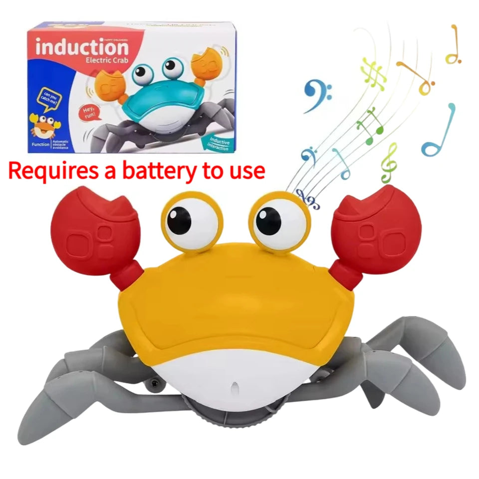 Dancing Crab Run Away Toy for Babies Crawling Interactive Escape Crabs kids electronic toys Birthday Christmas Gift No Battery