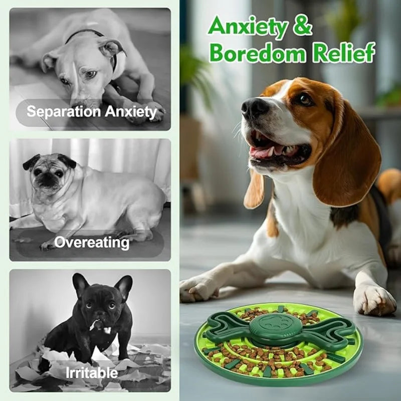 Licking pad is suitable for dogs and cats, healthy slow feeding dog bowl, multi-purpose dog feeding pad, interactive dog lickin