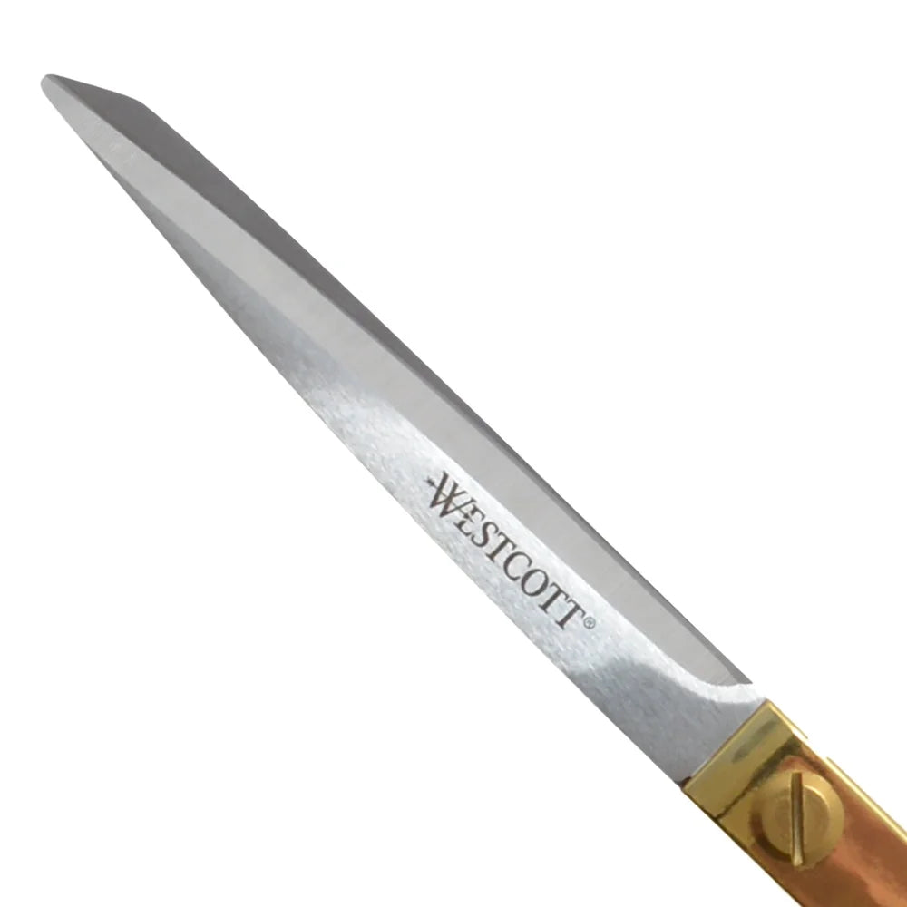 Fashionable 9 Inch Sewing Scissors Durable Stainless Steel Blades Bent Handle Comfortable Cutting Home Office Classroom Use