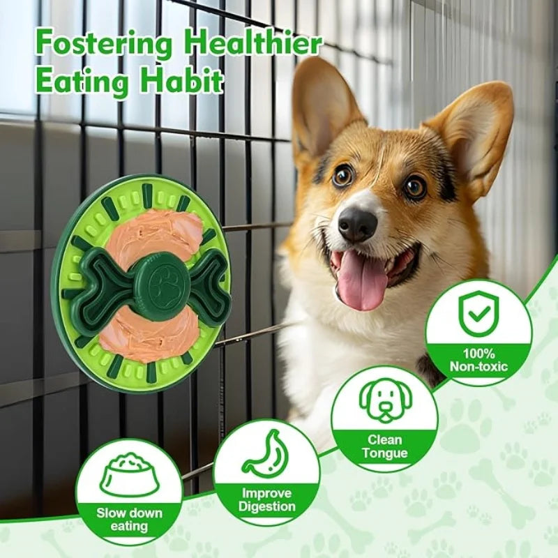 Licking pad is suitable for dogs and cats, healthy slow feeding dog bowl, multi-purpose dog feeding pad, interactive dog lickin