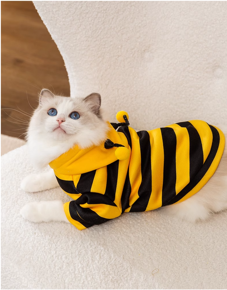 Bee Hoodie for Pets (One Piece)