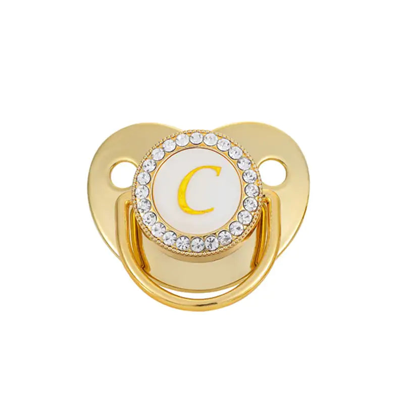 Baby Gold 26 Letter Comfort Pacifier