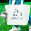 Portable Canvas Print Handbag for Pets
