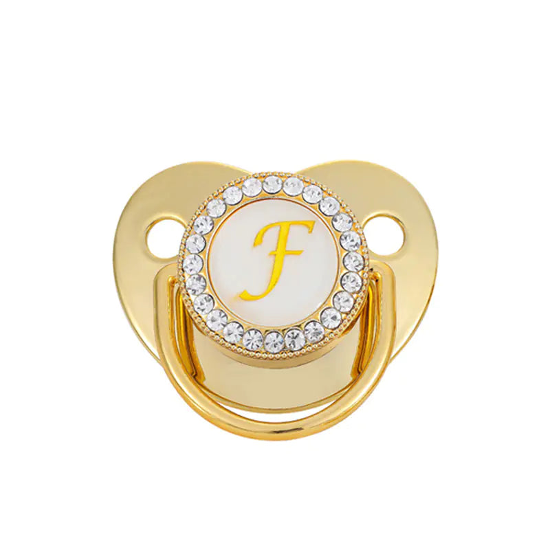 Baby Gold 26 Letter Comfort Pacifier